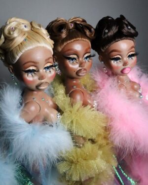 Pearl Liaison Instagram - Excited to share some new sculptures with you 🎀 Check out more at @pearlcreate /  #artdoll