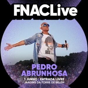 Pedro Abrunhosa Instagram - ‘Tu e eu o que é que vamos fazer?
Talvez’... assistir ao grande concerto de Pedro Abrunhosa no FNAC LIVE!!! 🤟
 
Viagens, o disco que revolucionou a música portuguesa, celebra 30 anos de vida e Pedro Abrunhosa vai festejar connosco! 🎉 Disseste muitas vezes: ‘não posso mais viver assim’... e foram ‘tantas as noites sem dormir’, mas ‘é preciso ter calma’ pois valeu a pena a espera ⏳

O local é lindo e a Torre de Belém mesmo ali ao lado... ‘é impossível resistir a tanto charme!’ ❤️‍🔥
 
👉 Traz os teus amigos e ‘Que o amor nos salve a todos nesta noite escura!’ 🌙

🗓️ Sábado, 1 de junho
⌚️ A partir das 15:00
📍 Jardins da Torre de Belém
🎫 Entrada grátis
 
Contamos contigo? 🤩
 
🔗 Descobre mais em fnac.pt/fnaclive e segue a @culturafnac para ficares sempre a par das novidades.
 
#pedroabrunhosa #fnaclive #fnaclive24 #fnaclivelx #jardinsdatorredebelém