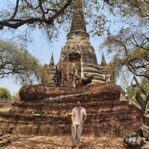 Pedro Carvalho Instagram - 📍Wat Yai Chai Mongkon e um calor de 50• 🔥
