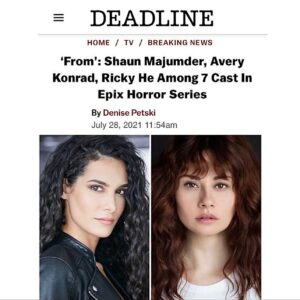 Pegah Ghafoori Instagram - I don’t mean to alarm anyone but FROM premiers in exactly 1 month today. 9PM ET 2.20.22 on EPIX. @fromonepix #FROM #EPIX