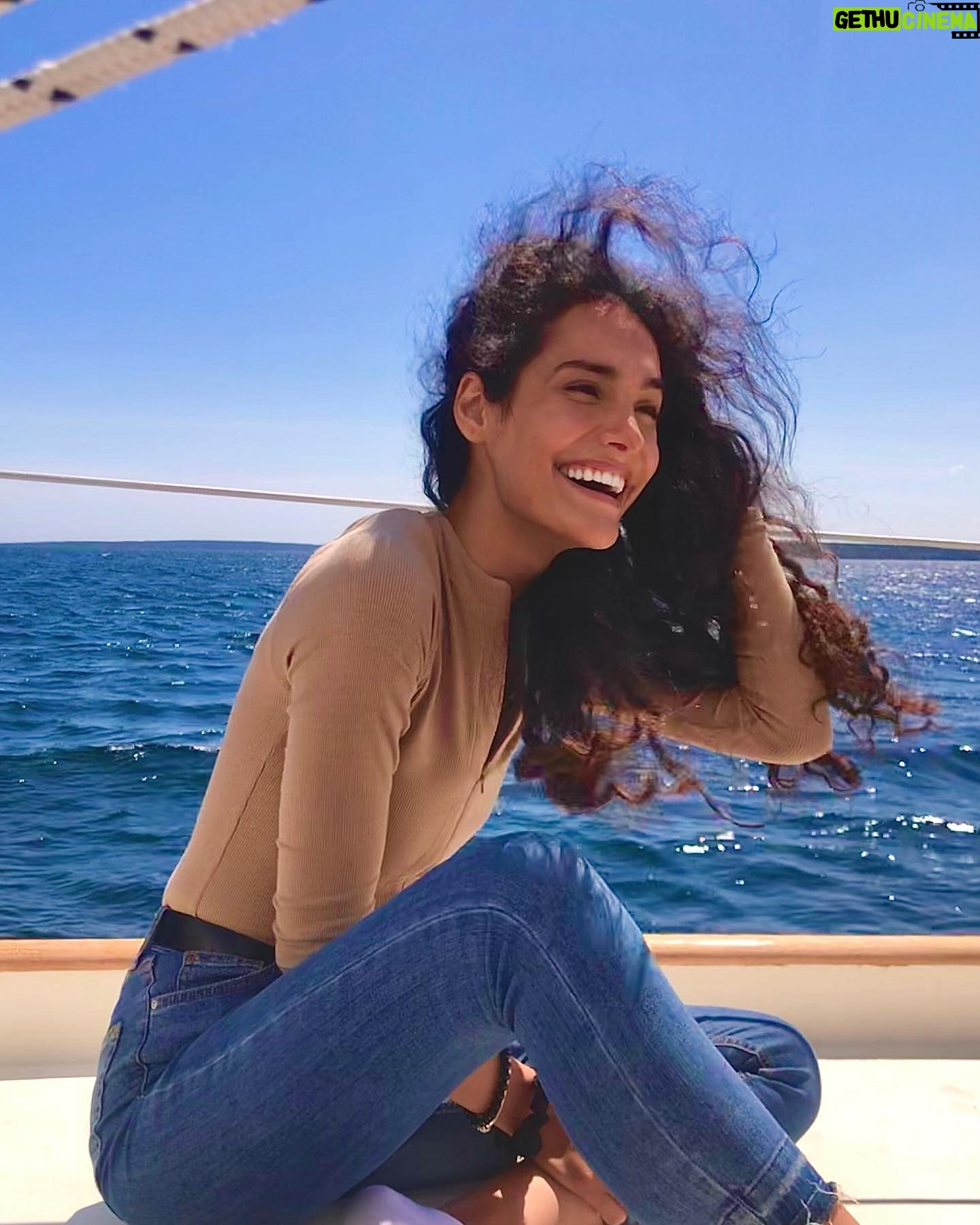 Pegah Ghafoori - 1.4K Likes - There’s just something about being surrounded by a bunch of incredible storytellers on a boat for hours… Grateful for the conversations I had yesterday. You know who you are. ❤️