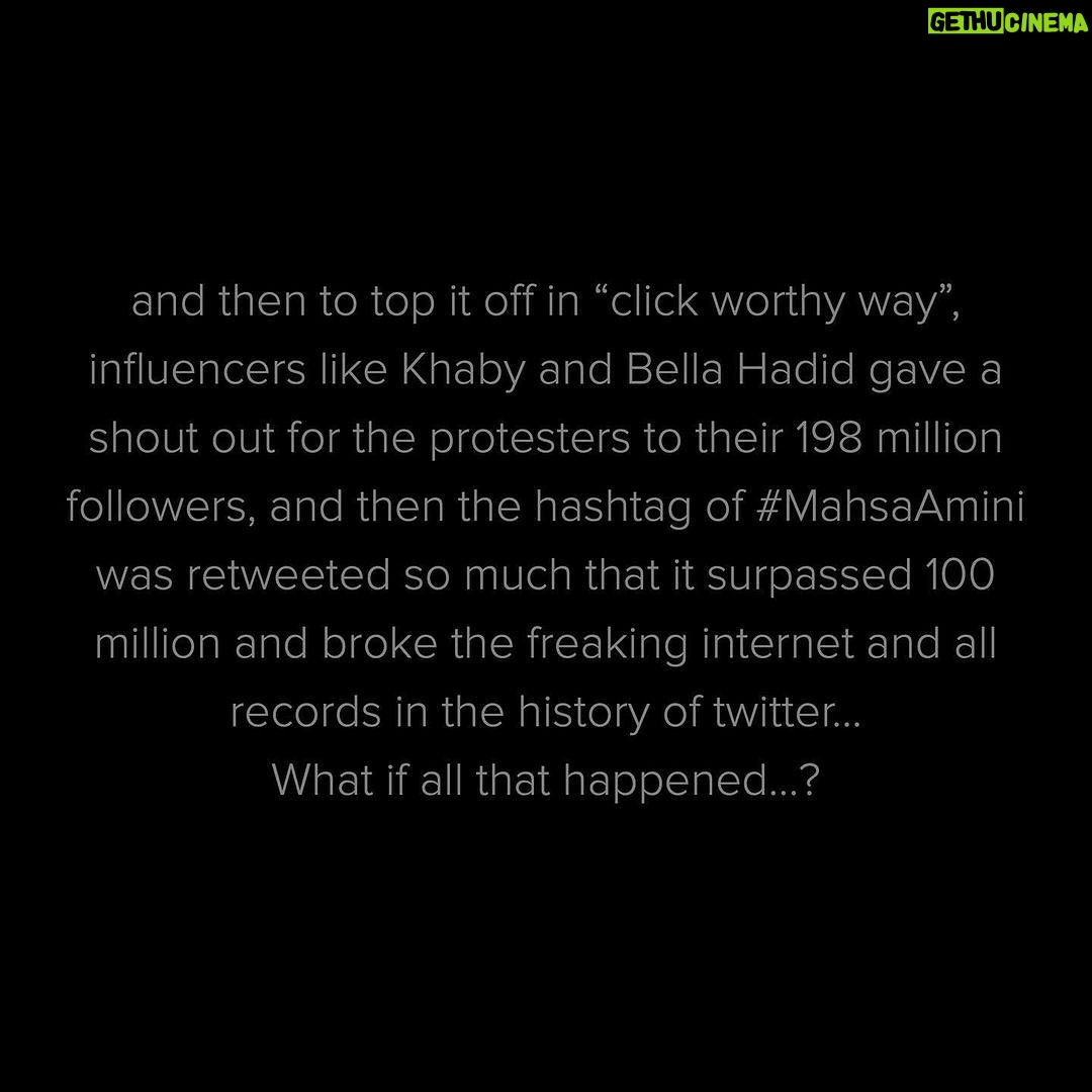 Pegah Ghafoori - 1K Likes - Taking a moment to applaud these news networks and the journalist’s creed they swore to.
@iman.kay said it best.