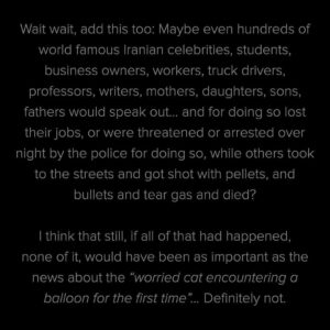 Pegah Ghafoori Instagram - Taking a moment to applaud these news networks and the journalist’s creed they swore to. 
@iman.kay said it best.