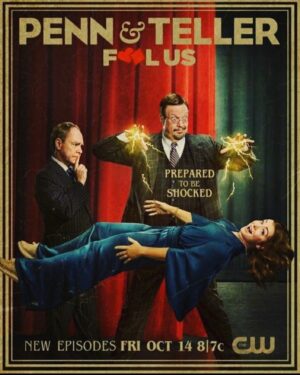 Penn Jillette Instagram - It’s tonight! 

The ninth season premiere of #FoolUs  on @thecw 
.
.
.
#magic #seasonpremiere #alysonhannigan #thecw #foolus #vegas