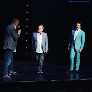 Penn Jillette Instagram - We surprised our buddy @carbonaro last night on stage during his penultimate show in our theater  @riovegas. One last chance to see him tonight. His show is so damn good.