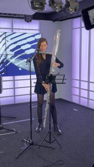 Penny Smith Instagram - Amazing flautist @danielamarsflute is doing the Scala Session on my show today @scalaradiouk ….tune in from now or catch up on the Scala Radio App.