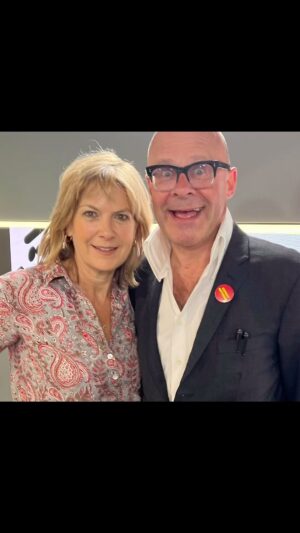 Penny Smith Instagram - @mrharryhill and his well moisturised head - talking to me right now on @scalaradiouk … tune in now or catch up on the Scala Radio App.