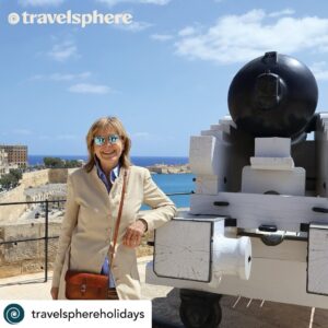Penny Smith Instagram - Posted @withregram • @travelsphereholidays Brand ambassador Penny Smith got to know sunny Malta on her most recent trip with Travelsphere. Penny discovered all the highlights, wandered the quaint, narrow streets, and visited Valletta’s Barrakka Gardens to see the saluting battery.

Find out more about our Discover Malta tour at the link in our bio. #ad