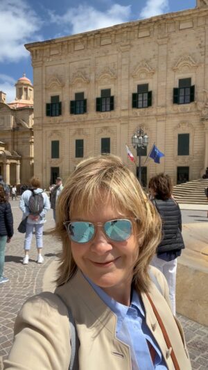 Penny Smith Instagram - On days like this - cold and damp after thunderous downpours … nice to think about places like gorgeous Malta! @travelsphereholidays  go there - and I was lucky enough to join the party as an ambassador for @travelsphere #ad