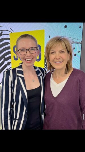 Penny Smith Instagram - This is @annalapwoodorgan - who surprised us all by saying she wanted naked bars as her rider on her first UK tour. I thought she meant bars with nakedness involved ….. NOT AT ALL. Listen back to the interview on the @scalaradiouk or on the website, scalaradio.co.uk And maybe get in a request for the request hour from noon every day. requests@scalaradio.co.uk