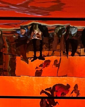 Penny Smith Instagram - The Frameless exhibition at Marble Arch is a wonderful way of getting inside the paintings. And obviously, I couldn’t resist availing myself of the mirrored floor and ceiling in one of the rooms…. #frameless @framelessldn