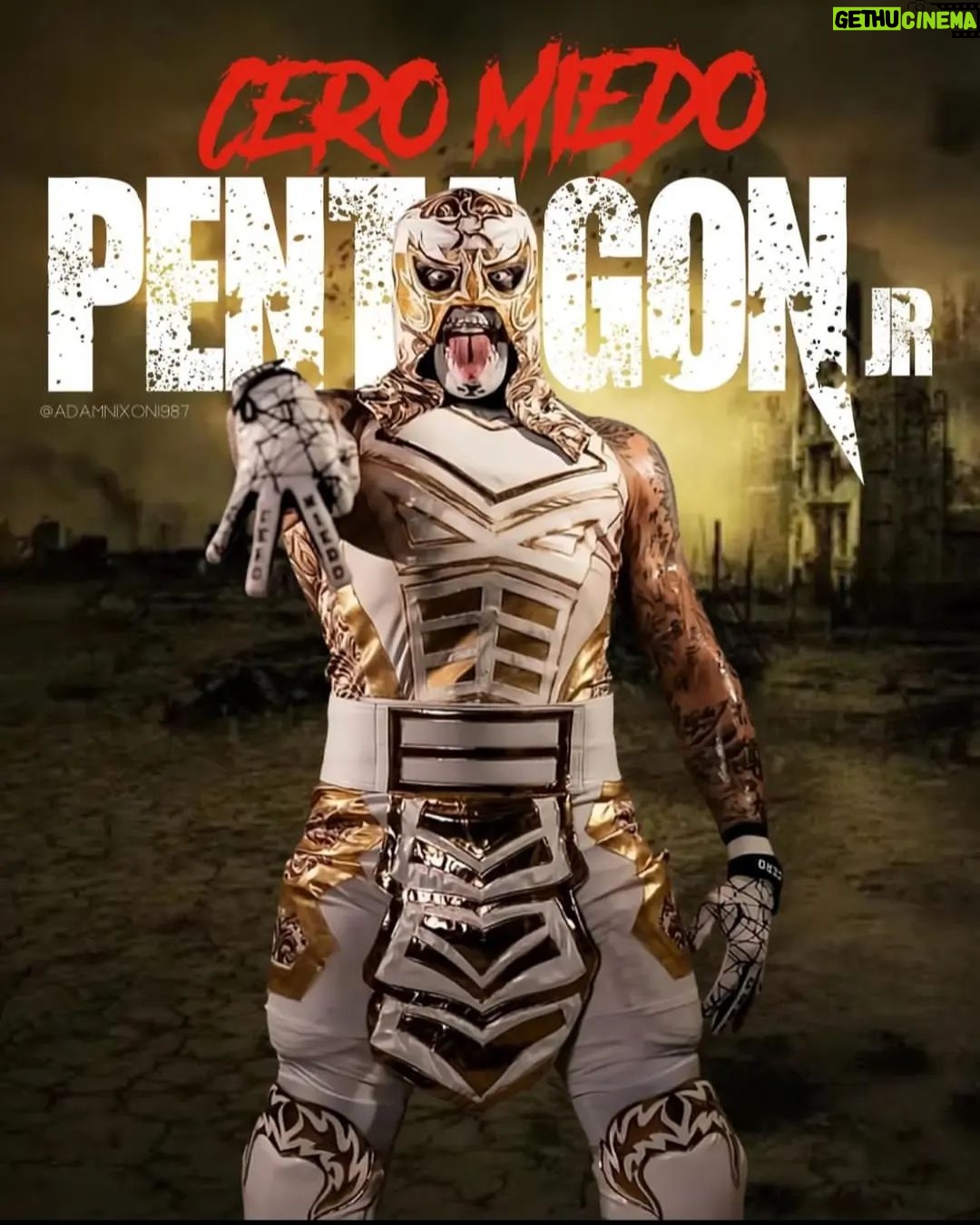 Pentagón Jr. - 8K Likes - Art by @adamnixon1987 #luchalibre #luchabrothers #penta_zero_miedo #zeromiedo #penta #animo #aaa #AEW #wrestling #champion #luchaaaa #prowrestlingtraining