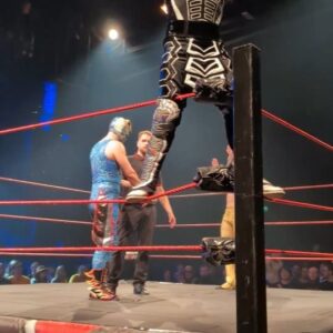 Pentagón Jr. Instagram - Muchas gracias Francia @bzwrestling #luchabrothers #penta_zero_miedo #zeromiedo #penta #animo #aaa #AEW #wrestling #champion #luchaaaa #prowrestlingtraining