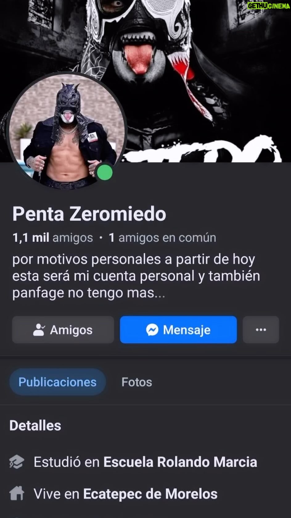 Pentagón Jr. - 8K Likes - Hola a todos ! Es desagradable este tipo de cosas ! Gente que se aprovecha de los fans ! Pidiendo dinero ! Por favor no se dejen engañar ! Es un FRAUDE TOTAL ESA NO ES MI PÁGINA ! No se dejen engañar !! Y reporten esa cuenta ! Gracias