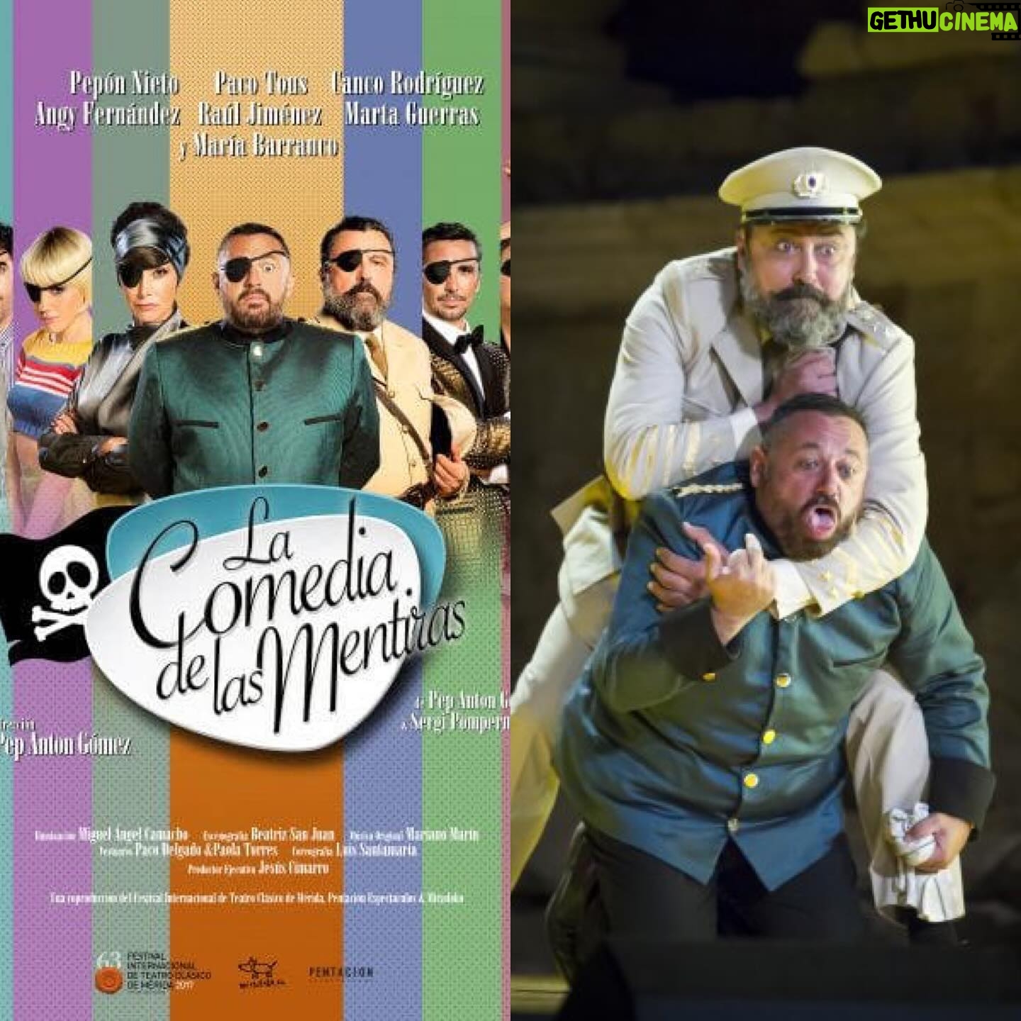 Pepón Nieto - 1.6K Likes - Ya ha arrancado el Festival Internacional de Teatro Clásico de Mérida @festivaldemerida He tenido la suerte de haberme subido a sus piedras en cuatro ocasiones y el privilegio de que el público haya llenado el Teatro Romano en cada una de las funciones haciéndonos colgar el cartel de NO HAY LOCALIDADES cada día de las cuatro funciones que allí he protagonizado. Para nosotros, los actores, hay un antes y un después de actuar en Mérida, el teatro más grande y más importante de este país. Le debo mucho al Festival de Mérida y deseo a todos mis compañeros que en esta edición van a pasar por allí que lo disfruten tanto como lo he hecho yo, porque es una experiencia inolvidable. Gracias siempre al Festival de Mérida, pero sobre todo GRACIAS con mayúsculas al maravilloso público que llenó las gradas en cada representación. Estoy deseando ir, este año como espectador. Y estoy deseando volver a actuar allí, dicen que no hay quinto malo. El amor es un teatro lleno. ❤️Viva el teatro❤️