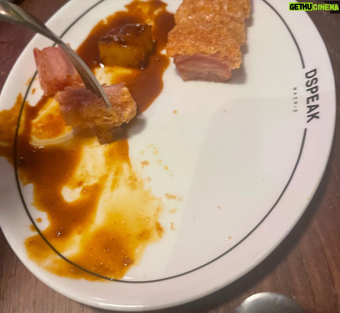 Pepón Nieto - 2.8K Likes - Que ganas tenia de venir a @dspeak_madrid de @diegoguerrero y que alegria hacerlo con mis @melaniolivares y @nachonugo Gracias @balboacomunicacion.es por recomendarnos esta maravilla de restaurante y hacernos disfrutar de esta fantástica cena ❤️