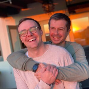 Pete Buttigieg Instagram - Happy Valentine’s Day to the love of my life! I’m even more thankful for @chasten.buttigieg now that our love is not just an incredible gift between us but the foundation of a family. Here’s hoping our hearts continue to grow with every step we take together.