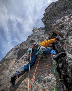 Pete Whittaker Instagram - Sørveggen (South Wall) of Gjertvasstind
With 'condensed weekend warriors' @mariaugustahs and @salvesenfjellsport 

nice to get back in the hills and on some technical mountainous terrain/cracks after so much plastic pulling recently.

2nd free ascent? after @lmsolber and @sveslegard 

1. Notice the ice splitter on the left   Øyvind demonstrates crimping cray

2. Setting off on crux

3. Top of crux pitches (was intending to link 2 together, ended up linking 3 by accident 😅)

4. Mari following second to last pitch

5 & 6. Actually the approach even though it looks like the decent...

7. Ended up being a long day. Estimated time back home > Sunday at 11pm. Actual time home > Monday 9pm 😂

A very nice route and trip, thanks Mari and Øyvind

@patagonia_climb
@wildcountry_official 
@sterlingrope 
@unparallelup