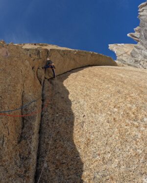 Pete Whittaker Instagram - A mixed first trip into the mountains of Patagonia. Whilst I was psyched to be there, it was hard to enjoy it to the fullest as I started getting ill the day before walking in.

I felt close to bailing every day, but always just decided to give it a look...which ultimately ended with us topping out on El Mocho. 

We'd hoped to make an all free ascent of a previous aid line, but I struggled to put my fair share in and as it was quite tricky, we didn't quite manage. All the moves were done, but not quite enough in a row to make a full free ascent.

However, the climbing was absolutely amazing, and we did make free ascents of previous aid pitches. The one pictured (previously A2) turned out to be around E6, and something you wouldn't want to fall on...especially given the location.

This place really demands full focus the whole time, as an accident of any kind is going to leave you in a really sticky situation, even if it's just something as minor as a twisted ankle. The Mountains here aren't to be taken lightly.

Thanks Sean and Julia for the trip

Climbing photos 📸 @julia.cassou 

@patagonia_climb @wildcountry_official @unparallelup @sterlingrope