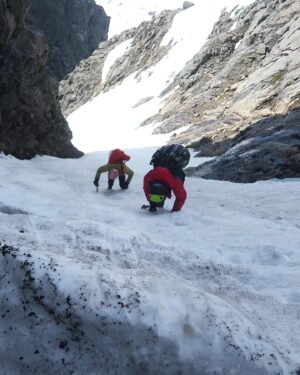 Pete Whittaker Instagram - Sørveggen (South Wall) of Gjertvasstind
With 'condensed weekend warriors' @mariaugustahs and @salvesenfjellsport 

nice to get back in the hills and on some technical mountainous terrain/cracks after so much plastic pulling recently.

2nd free ascent? after @lmsolber and @sveslegard 

1. Notice the ice splitter on the left   Øyvind demonstrates crimping cray

2. Setting off on crux

3. Top of crux pitches (was intending to link 2 together, ended up linking 3 by accident 😅)

4. Mari following second to last pitch

5 & 6. Actually the approach even though it looks like the decent...

7. Ended up being a long day. Estimated time back home > Sunday at 11pm. Actual time home > Monday 9pm 😂

A very nice route and trip, thanks Mari and Øyvind

@patagonia_climb
@wildcountry_official 
@sterlingrope 
@unparallelup