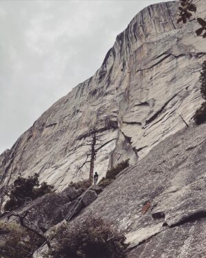 Pete Whittaker Instagram - Soloing big walls is a pretty skillful task. Amongst many other things it takes hard work, patience, commitment and most importantly an understanding of your own ability.
Myself and Mari have climbed a number of different walls in varying styles and conditions, from aiding the whole of El Cap, to free climbing up tottering piles of choss like Troll Wall.
However, I'm really impressed with @mariaugustahs solo of Mt Watkins this week. It's such a different task doing these things alone. Amazing effort 🎉

P.s. I had a relaxing time pottering around yosemite.
1. Mari on West Face 
2. Base of Mt Watkins
3. Feeling at home at Gogarth🫣...I mean Yosemite
4. A nice finger crack 
5. This was an amazing climb
6. Mari at home among the bushy ground
7. Like I said