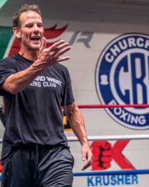 Peter Berg Instagram - Channeling my higher power.
@churchillboxing @mary_berg_grossman