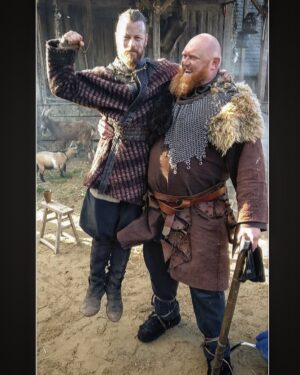 Peter Franzén Instagram - A bit of a different approach on Tuesday’s @historyvikings #art & #people . The man with the red beard is @piotr_dominiak_phototherapy , who’s a great capturer of the Irish natural wonders. (the other one is not a cardboard cutout:)