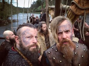 Peter Franzén Instagram - #historyvikings now on @netflix ✨⚔️✨
Amazing new heard of #scandinavian #history #lovers in the making. 🙏🏻 all. Proud to be a part of the amazing cast. Glad to have been welcomed by the #production, #crew, #backgroundactors & #ireland