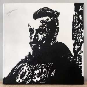 Peter Franzén Instagram - This week on #historyvikings #art & #people  @yannis.conte  #acrylic on #canvas