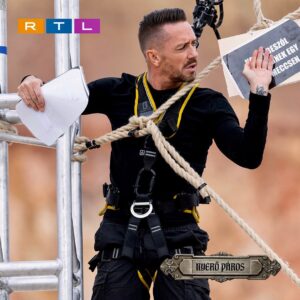 Péter Kabát Instagram - Balázzsal mi is kipróbáltuk, hogy milyen kemény és izgalmas feladatuk lesz ma a párosoknak!!!💪🏻🔥🤩 Egy biztos, hogy nincsenek irigylésre méltó helyzetben, ha magasságról van szó!!!😂🤪 Nézzétek ma is 19:45-től az RTL-en a Nyerő Párost!!!🥰😉 #reklam #nyerőpáros #rtl