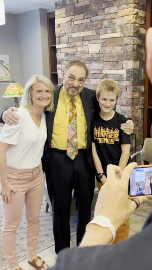 Peter Mayhew Instagram - We were invited to an amazing visit to the Ronald McDonald House in Salt Lake City to bring toys that had been donated by Holocron Toys (@holocrontoystore) for legendary actor @john_rhys_davies to give to families battling illness and disease.  Lego Masters contestant @jenrainesmart brought Legos for the kids and made an amazing lenticular image of both Sallah and Indiana Jones.  All gathered in support of Heroes Helping Kids.  @heroeshelpingkids 

🎥 by @ContentOnCall

Please note this content was filmed on opening night of Indiana Jones and The Dial Of Destiny prior to the SAG AFTRA strike beginning.

#indianajones #johnrhysdavies #gimli #lordoftherings #starwars #mayhewfoundation #petermayhew #chewbacca #toydrive #ronaldmcdonaldhouse #charity #imax @rmhc_utah @lego