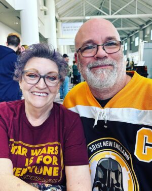 Peter Mayhew Instagram - As the summer conventions approach we’ll be traveling around without Angie Mayhew for the first time - first stop for the Mayhew Foundation is @icccnashville on May 25th.  In the moment it’s easy to take these special moments for granted, but I wanted to send a special thanks to our friends at @ricomiccon for being such great hosts to Angie this past November.  Everyone made sure that Angie got to see all of her friends and even make a few new ones.  It meant the world to her, and now it means the world to us knowing that she had so much fun on what turned out to be her final comic con trip.  Take the time.  Make the memories.  Give the hugs and snap the photos.  You never know how many chances you’re going to get so live every day to the fullest. ~Matthew Egan, Philanthropy Director