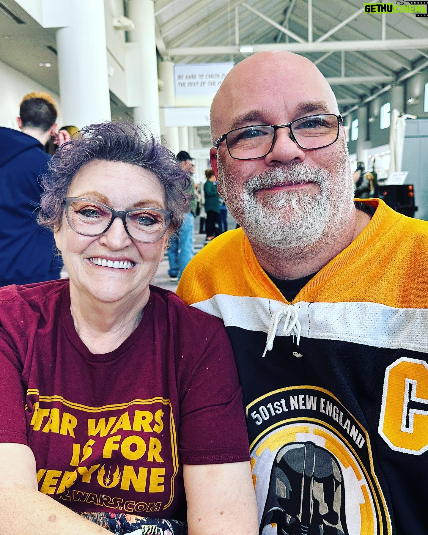 Peter Mayhew - 746 Likes - As the summer conventions approach we’ll be traveling around without Angie Mayhew for the first time - first stop for the Mayhew Foundation is @icccnashville on May 25th. In the moment it’s easy to take these special moments for granted, but I wanted to send a special thanks to our friends at @ricomiccon for being such great hosts to Angie this past November. Everyone made sure that Angie got to see all of her friends and even make a few new ones. It meant the world to her, and now it means the world to us knowing that she had so much fun on what turned out to be her final comic con trip. Take the time. Make the memories. Give the hugs and snap the photos. You never know how many chances you’re going to get so live every day to the fullest. ~Matthew Egan, Philanthropy Director