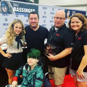 Peter Mayhew Instagram - This past weekend at @FanExpoDallas we had a very unique opportunity to spoil someone.  As we raise money for families impacted by crisis and disease it’s easy to forget the simple value of creating experiences for these families above and beyond battling the medical bills.  We are blessed with so many great friends that were at Fan Expo and helped make this experience memorable for Alyssa.

If you haven’t been following Alyssa’s story - back in February Alyssa (13) was hit by a car while walking down the sidewalk - she was then hit by a second car and both drivers fled the scene.  Alyssa was hanging on by a thread but somehow she pulled through and she’s now at a 24/7 rehab facility after being in a coma for three weeks.  The Fisher family was able to check Alyssa out of the facility Saturday so we could give her the full Fan Expo experience!

Huge thank you to @GuyGilchrist for sitting with Alyssa to draw her that beautiful Kermit art.  Thank you to @BrecBassinger for the time talking to Alyssa and taking photos.  Thank you to @Ravassa for the BOOP and all the goofy photos.  Thank you to @CliffordChapin - she was so excited to meet you.

Extra special huge thanks to @AshleyEckstein @jatactor and @mattlanter for all the help boosting our fundraiser between @icccnashville and here in Dallas, you guys are such amazing friends to the Foundation we can’t thank you and the @CelebWorx crew enough!

Huge shout out to the entire @WhatNot crew at Fan Expo for hosting the auction of Peter’s final autograph from Star Wars Celebration in 2019.  Helped us double our fundraising for this show - huge!

Last and most plentiful is our thanks to Star Garrison of @official501st and all the Star Wars Clubs that helped us raise $6,337 for the Foundation to help more kids like Alyssa.  As Peter said, “Wherever you find someone from the Five Hundred First you’ve found a friend!”
