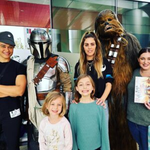 Peter Mayhew Instagram - We are so thankful for these amazing people!  Last Thursday our team departed San Antonio, Texas with a sixteen foot box truck filled with Star Wars toys.  We partnered with @official501st to drop these toys at Children’s Hospitals in Dallas, Albuquerque, Tucson, Phoenix, and ended at @chocchildrens in Orange, CA where we were joined by thekatyo from The Mandalorian and Aayla Secura herself: @amyallen_jedi.  All made possible because of the continued toy donations from @HolocronToyStore.  Thank you!