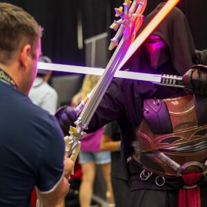 Peter Mayhew Instagram - The cosplay at @fanexpodallas was out of this world!  Which one is your favorite?

📸 by @jaclynrenaphotos 

#cosplay #cosplayer #scarletwitch #starwars #kotor #revan #darthrevan #lightsaber #cadbane #fanexpo #mayhewfoundation