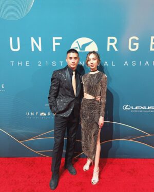 Peter Sudarso Instagram - Beautiful night out with my date :) 
got to play dress up
then catch up 
with some good peeps 
met up with internet friends
such a nice night :)
thanks #unfo @unforgettablegala ☺️😮‍💨
📸: @daddydumpling