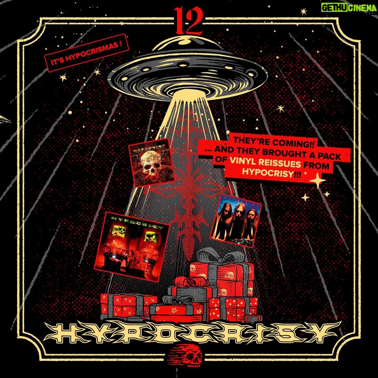Peter Tägtgren - 1.5K Likes - For today's Blast Christmas giveaway, we've teamed up with @hypocrisyband! 🛸 Get your hands on three vinyl reissues that we recently released together: The Final Chapter Hypocrisy Into The Abyss. Complete your collection and be in with a chance of winning by letting us know which of the reissues is your favourite 👇
#Hypocrisy #VinylReissues #VinylCommunity #Metalhead #BlastChristmas #NuclearBlastRecords
