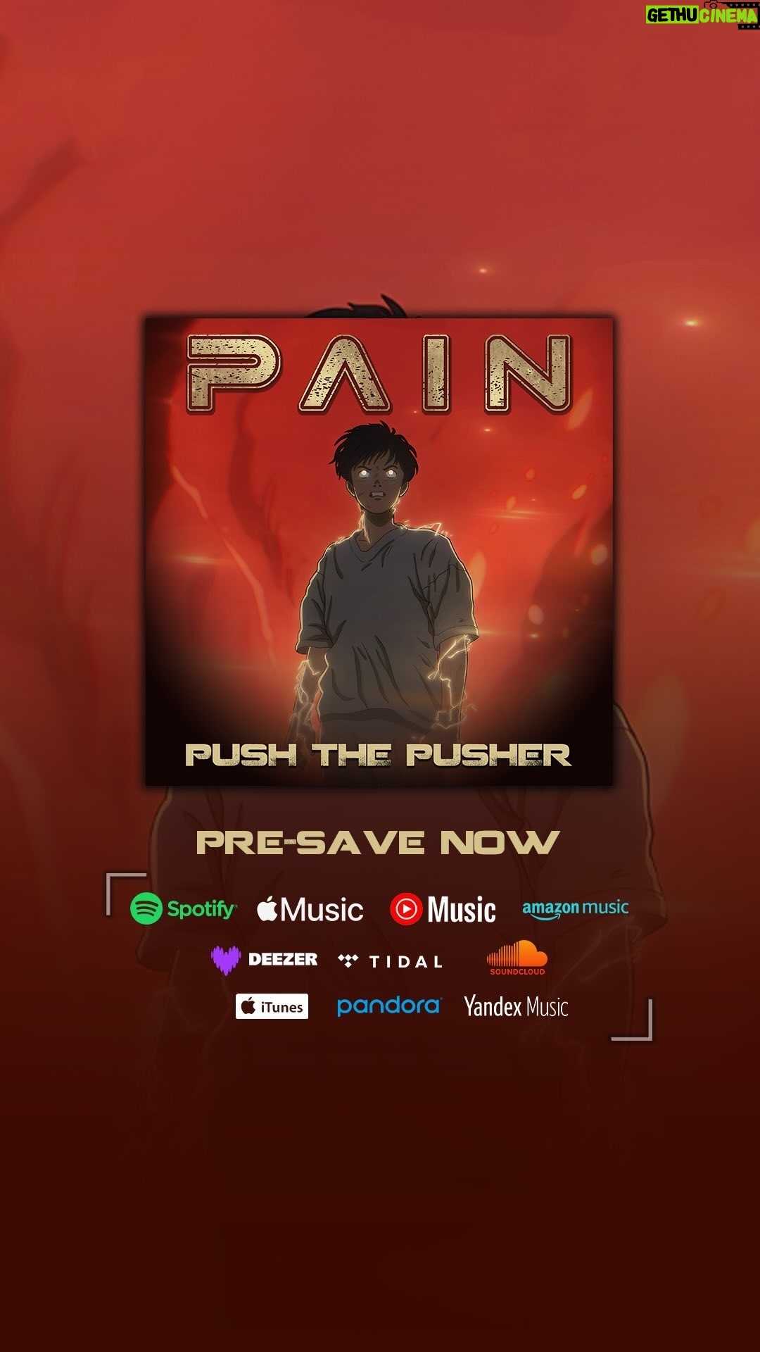 Peter Tägtgren - 1.6K Likes - Another cut of 𝙄 𝘼𝙢 will be yours to listen to on April 11th. ⏳
Pre-save 𝙋𝙪𝙨𝙝 𝙏𝙝𝙚 𝙋𝙪𝙨𝙝𝙚𝙧 right now via the link in our stories & bio to be the first one to hear it!⚡
#PAIN #IAMPAIN #PAINBand #PTP