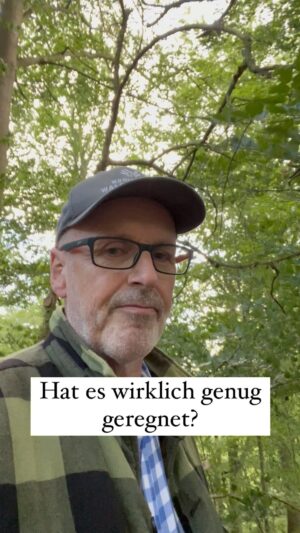 Peter Wohlleben Instagram - Hat es wirklich genug geregnet? Der optische Eindruck des Bodens täuscht oft! #natur #wasser #grundwasser #wald #waldakademie #regen #wetter #peterwohlleben #wohllebenswaldakademie