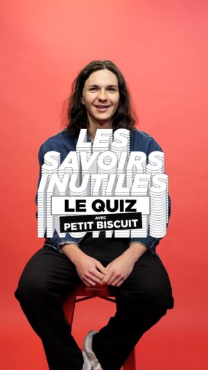 Petit Biscuit Instagram - On a testé les connaissances inutiles de @petitbiscuit ! 
Entre deux confidences, l’artiste nous a avoué qu’il avait déjà pensé à lancer sa marque de produits de musculation 🤯
Alors, vous donneriez quel nom aux produits « muscu » de Petit Biscuit ? 🍪

Retrouvez-le dans son nouvel album, « DISCIPLINE » qui sortira le 28 juin prochain en physique et sur les plateformes de streaming !

#savoirsinutiles #quiz #PetitBiscuit #musculation #chanson #musique