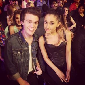 Peyton Clark Instagram - I'm not gonna lie and act like I know her personally, but I've only asked about three or four celebrities to take a photo with me in my life so I might as well wish Ariana a happy birthday. 🎈