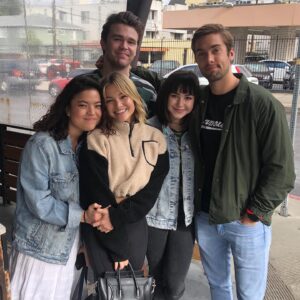 Peyton Clark Instagram - Gonna tell my kids this was the cast of Friends