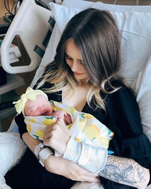 Peyton Clark Instagram - And speaking of Mother's Day... Say hello to my niece, Brinley! 🤗