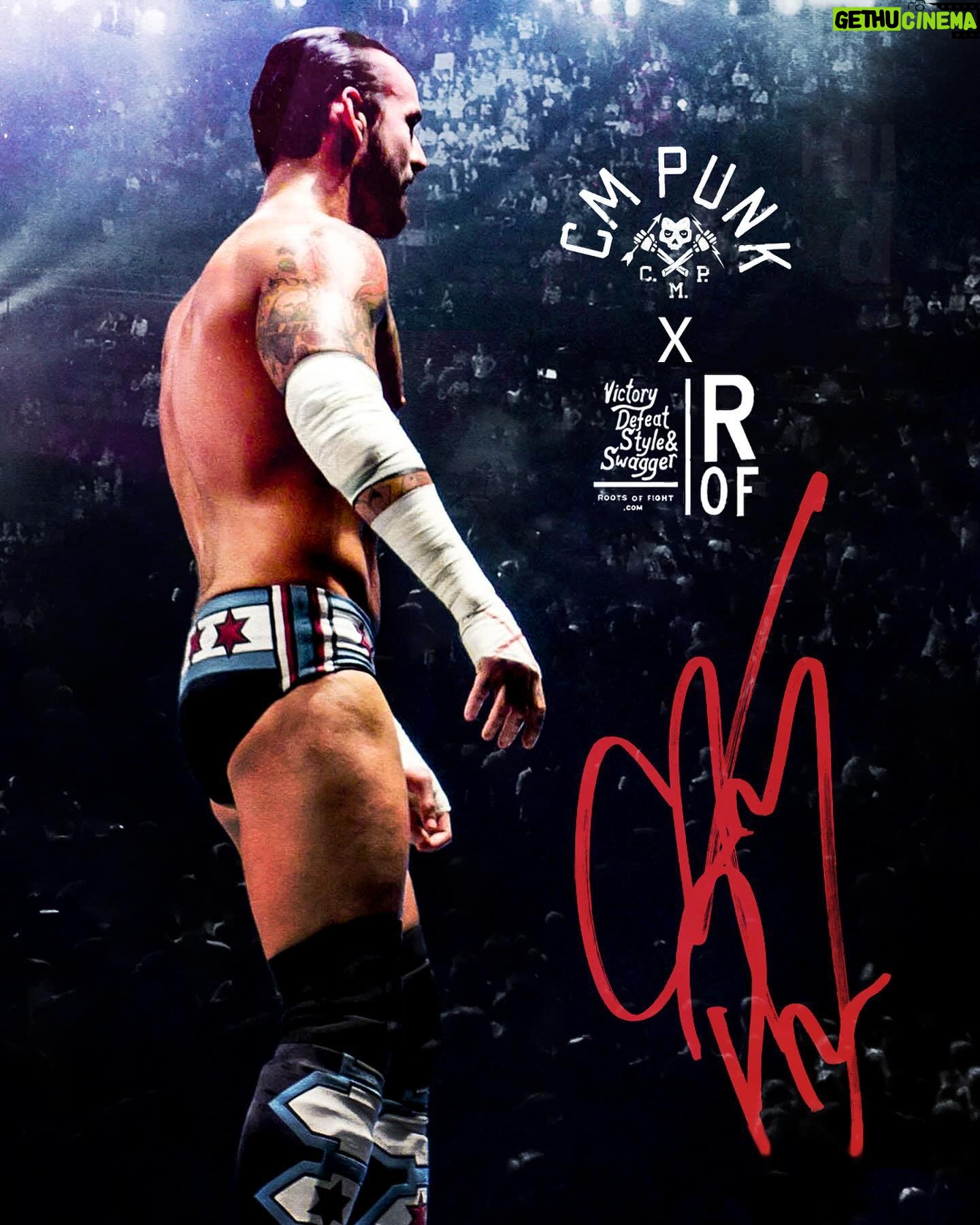 Phil Brooks - 132.1K Likes - WE’RE LIVE, PAL! Proud to now officially be a part of the @rootsoffight family! Check out the first wave of my collection as well as great stuff from legends @brethitmanhart Roddy Piper, @619iamlucha and Randy Savage! https://rootsof.co/cmpunk