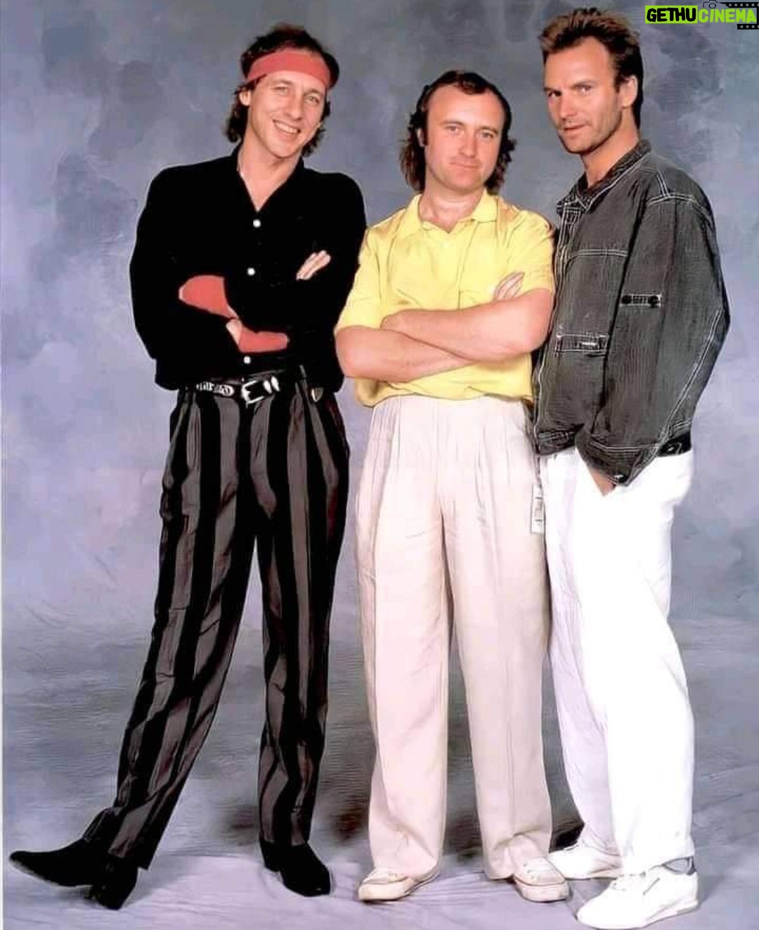 Phil Collins - 51.9K Likes - Phil, Sting and Mark Knopfler in 1986
#tbt