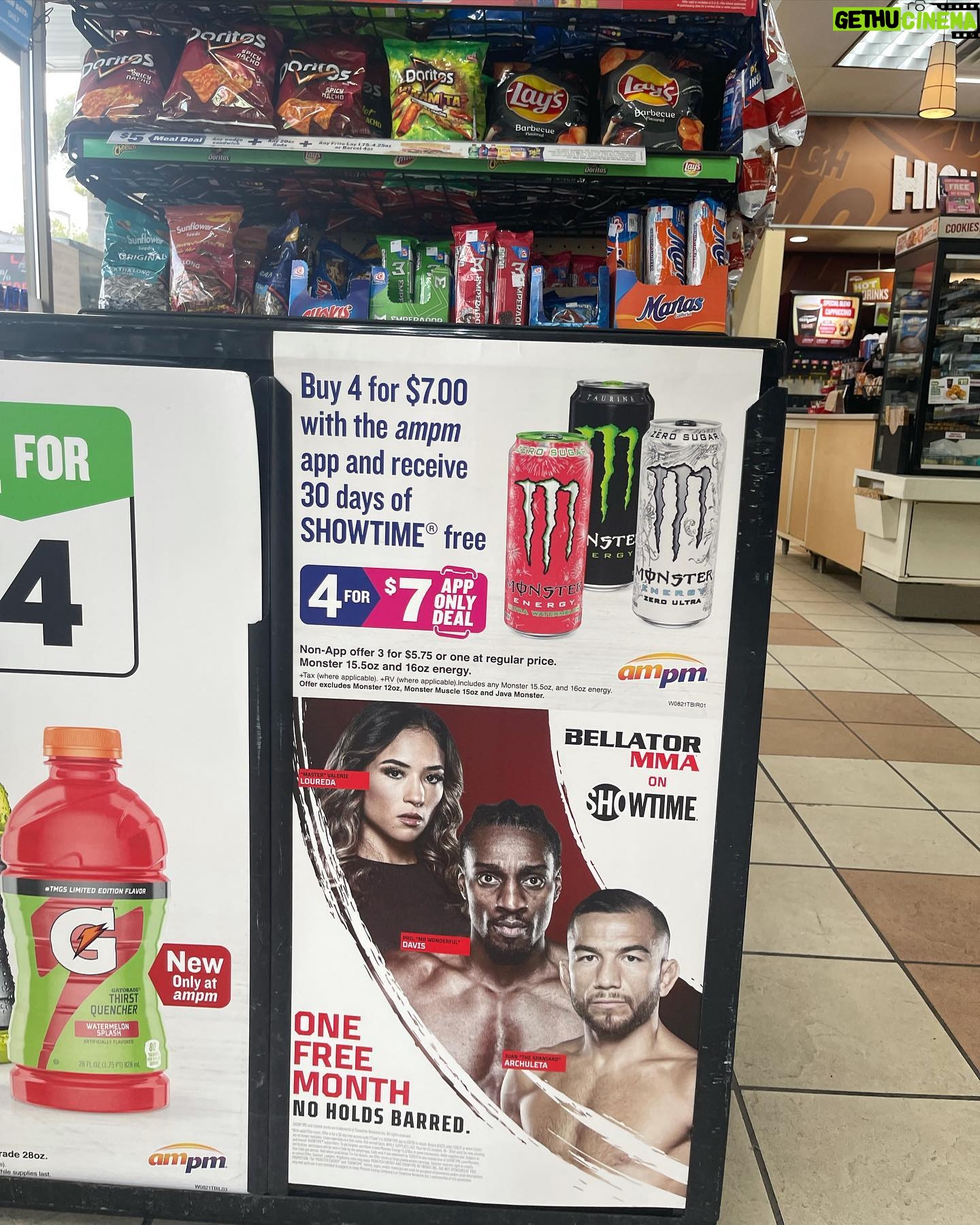 Phil Davis - 854 Likes - God is good! It still feels strange seeing myself in one of California’s largest gas stations, on a @monsterenergy ad ahead of my main event on @showtime. #blessed
.
.
.
.
.
.
.
.
#mmatraining #mmafitness #fitnessgym #bellator257 #fitnesspageforall #mmaworld #fitnessclub #fightlife #fighterlife #successfulmindset
#fighterdiet #mmaworkout #mmalifestyle #mmagold #christianathletes