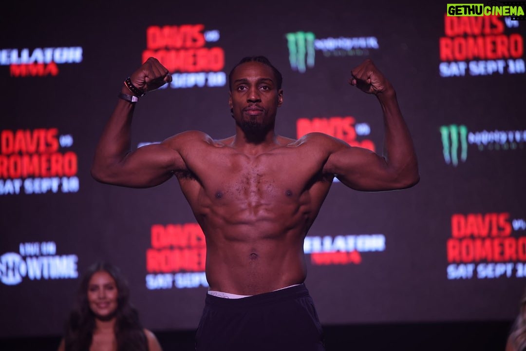 Phil Davis - 3.5K Likes - Weighed in… ready to go. #bellator266 📸 @blanca_marisa_garcia
.
.
.
.
.
.
.
.
#mmatraining #mmafitness #fitnessgym #bellatormma #fitnesspageforall #mmaworld #fitnessclub #fightlife #fighterlife #mmawrestling #wrestling #psuwrestling
#monsterenergy
#successfulmindset
#fighterdiet #mmaworkout #mmalifestyle #mmagold #abs #absondeck