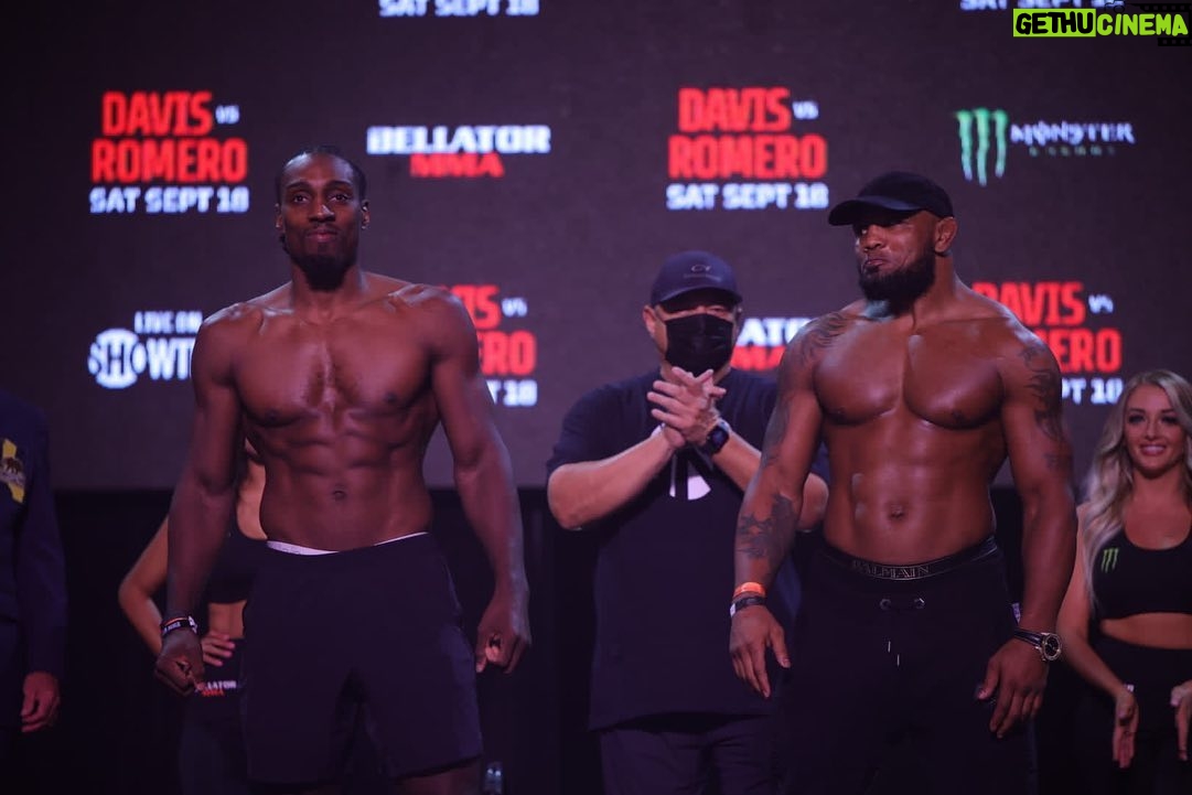 Phil Davis - 3.5K Likes - Weighed in… ready to go. #bellator266 📸 @blanca_marisa_garcia
.
.
.
.
.
.
.
.
#mmatraining #mmafitness #fitnessgym #bellatormma #fitnesspageforall #mmaworld #fitnessclub #fightlife #fighterlife #mmawrestling #wrestling #psuwrestling
#monsterenergy
#successfulmindset
#fighterdiet #mmaworkout #mmalifestyle #mmagold #abs #absondeck
