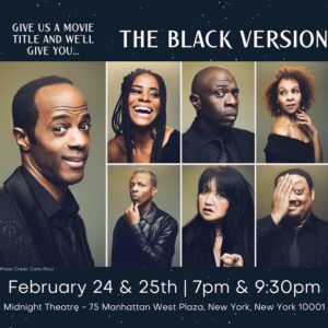 Phil LaMarr Instagram - The fantastic improv comedy show @TheBlackVersion is coming to NYC! Feb. 24 & 25 at Manhattan’s Midnight Theatre. Tickets and info at theblackversion.com #improvcomedy #BV #NYC